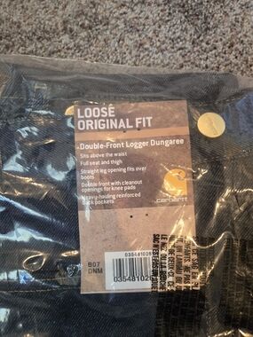 Carhartt Loose Original Fit Double-Front Logger Dungaree